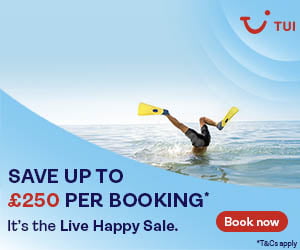 TUI Live Happy Sale, Save up to £250